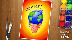 Another year of changing climate intensified fires, hurricanes, and droughts, and resulted in a staggering number of human and economic losses. How To Draw Climate Change Drawing Poster Chart Project For Competition Easy Step By Step Youtube
