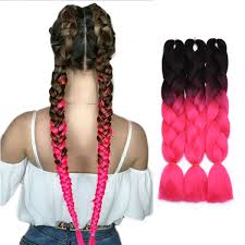 Gently yank the braids outward to. S Noilite Colored Jumbo Braiding Hair Extensions High Temperature Kanekalon Synthetic Ombre Twist Hair Walmart Com Walmart Com