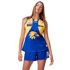 Established in 1986, the eagles compete in the australian football league and have won four premierships. West Coast Eagles Aflw Home Guernsey