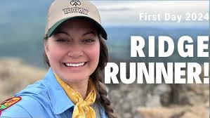 Hiking Deep Gap Trail between Mt. Mitchell and Mt. Craig