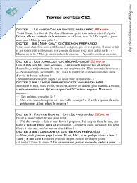 Textes Dictees Ce2 | PDF | La nature
