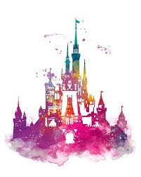 Cinderella Castle Watercolor Print Magic Kingdom Disney Art Etsy Disney Castle Drawing Watercolor Disney Disney Posters