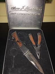 2006 winchester limited edition wild life collection 3 knife set with wood. Winchester 3 Piece Signature Series Gift Set What Is A Oliver F Winchester 200th Commemorative