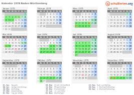 Ferien 2021 aktuelle schulferien und termine im überblick schulferien im jahr 2021 informationen, zeiträume und ferienkalender für alle bundesländer. Kalender 1978 Ferien Baden Wurttemberg Feiertage