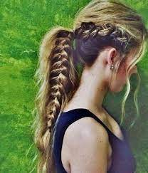 A Bit Of A Punk Rock Take On Braids And Plaits Right This Hairstyle Gives An Edgy Vibe Without Be Cool Braid Hairstyles Edgy Long Hair French Braid Hairstyles