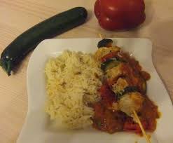 Putenspiesse Mit Schaschliksosse Rezept Putenspiesse Hauptgericht Schaschliksosse
