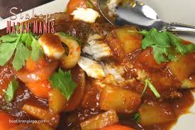 Makan dengan nasi putih je pun dah onz! Ikan Siakap Masam Manis Yang Mudah Buat Orang Lapo