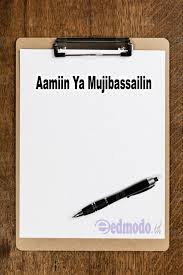 Tulisan arab amiin yang benar. Aamiin Ya Mujibassailin Arti Balasan Tulisan Arab Dan Latin