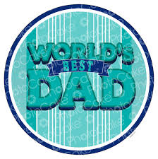 Things to do to make your dad feel special. Edible Print World S Best Dad Cake Topper