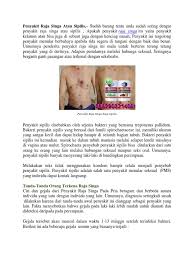 By santy denature di agustus 12, 2017 read more. Penyakit Raja Singa Atau Sipilis
