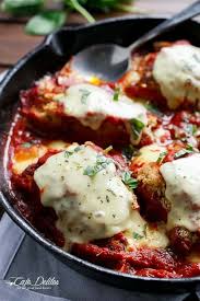 Place the rolls seam sides. Mozzarella Stuffed Chicken Parmesan Cafe Delites