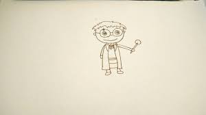 This is a chibi version of ron weasley who plays harry in the movie. Harry Potter Simple Easy Drawing From Art For Kids Video Easy Drawings Art For Kids Easy Drawings For Kids