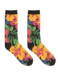 Island Heritage Tropical Blooms Men S Hawaiian Socks Alohaoutlet