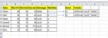 Jul 07, 2020 · cara menggunakan rumus if ganda/multi di excel rumus if adalah salah satu dari fungsi logika yang berfungsi mencari nilai dengan syarat dan pilihan tertentu. Fungsi If Pada Excel Swanstatistics
