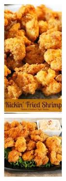 Kickin Fried Shrimp Melissassouthernstylekitchen Com Recette Poisson Cuisine Food Repas