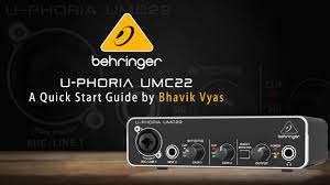 Behringer was the 14th largest manufacturer of music products in 2007. Buy Behringer Umc22 Audio Interface Online In India Bajaao