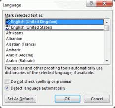 American Spellings In Microsoft Word Word 2016 Tutorials