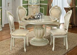 Contemporary living room furniture from living space and partners. Camel Leonardo Day Ivory High Gloss And Gold Italian Round Extending Dining Table And Chairs Cfs Furniture Uk