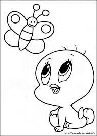 Tweety bird merry christmas card coloring pages. Baby Looney Tunes Coloring Pages For Free 22 Crafts And Worksheets For Preschool Toddler And K Looney Tunes Coloring Pages Baby Looney Tunes Coloring Pages
