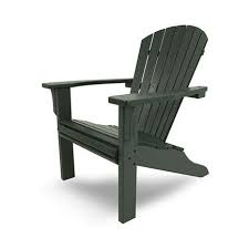 Polywood Seashell Adirondack Chairs Modern Style Beach Patio Chairs Outdoor Furniture In 2020 Trex Outdoor Furniture Adirondack Chairs Patio Beach Adirondack Chairs