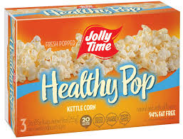 For a serving size of (g). Jolly Time Healthy Pop Kettle Corn 94 Fat Free Weight Watchers Microwave Popcorn 3 Count Boxes 9 Oz Pack Of 12