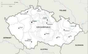 Vector Map Of Czech Republic Political One Stop Map Map Vector Political Map Map