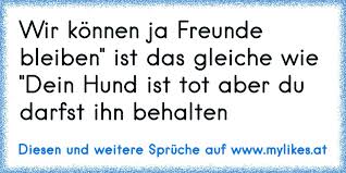 Warum uns jede selbsterkenntnis schon ein gutes stück weiterbringt. Wir Konnen Ja Freunde Bleiben Ist Das Gleiche Wie Dein Hund Ist Tot Aber Du Darfst Ihn