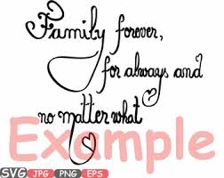 Download Family Forever Svg Word Art Clipart Tree Love Branches Family Quote 510s