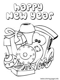 Unlike memorial day, which is the day for honoring those who passed away while serving in the milit. A Cute Little Train Says Happy New Year Coloring Page Coloring Pages Printable