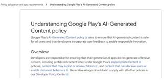 Google Play宣布整顿AI类工具应用- Enjoy出海