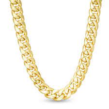 Made In Italy 180 Gauge Semi Solid Cuban Curb Chain Necklace In 10k Gold 22 Piercing Pagoda In 2021 Chain Necklace 10k Gold Gold