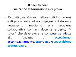 Il Docente Tutor E La Metodologia Peer To Peer Ppt Scaricare