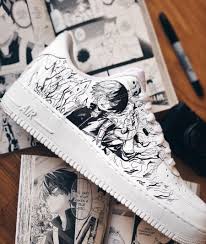 Make an impression on any field or court with red nike® shoes from dick's sporting goods. Nike Air Force 1 Low My Hero Academia 2019 Customiser Ses Baskets Relooking De Chaussures Customiser Chaussures