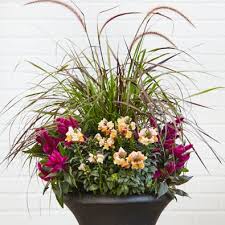 Welcome nature indoors with faux flower arrangements and large floor plants. 12 Container Garden Combos