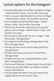 Than also outfit, sassy, rap, cute, pop music or famous celebrity quotes and more… the best instagram captions lyrics the lyric by. Lyrical Captions For The Instagram Caption Lyrics Witty Instagram Captions Instagram Captions For Selfies