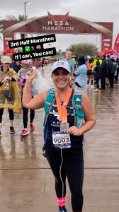 13.1 miles ✅👊🏽 Weathering the cold freezing Storm ⛈ 🌨🌧🥶 was truly a  Life lesson that was tested & executed