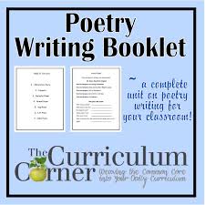 Poetry Writing Booklet Writing Poetry Teaching Writing Poetry For Kids