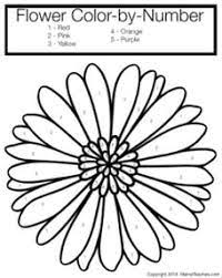 Daisies spread joy coloring page. Flower Color By Number Coloring Page Mama Teaches