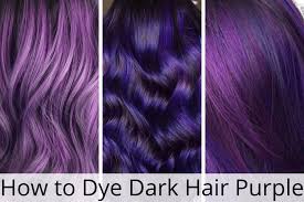 Bleaching you hair removes the natural pigment so that your new candy color can be as bright. How To Dye Dark Hair Purple Without Using Bleach