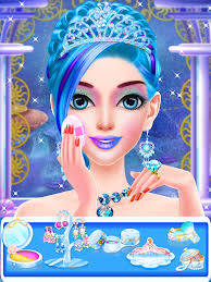 This time, you are the fashion maker! Blue Princess Makeup Salon Games For Girls 1 3 Apk Mod Unlimited Money Download For Android