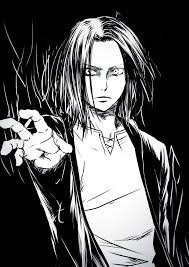 The black and white manga style eren jaeger pop! Eren Yeager Black And White Wallpaper In 2021 Attack On Titan Eren Attack On Titan Art Attack On Titan Fanart