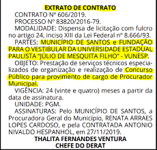 ○ 《 graphics / png. Concurso Pgm Santos Vunesp E Escolhida Banca Do Certame