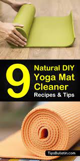 Remove cleaner with a damp cloth and allow the mat to air dry. 9 Simple But Effective Yoga Mat Cleaner Recipes