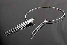 Betty Cooke Sterling Silver Kinetic Necklace Kinetic Necklace Modern Jewelry Modernist Jewelry