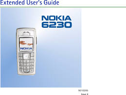 May 31, 2015 · product code : Nokia 6230 Users Manual