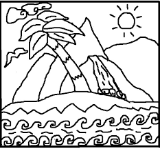 Island coloring pages are a fun way for kids of all ages to develop creativity, focus, motor skills and color recognition. Beyond Art Therapy Coloring Book Meditation Page Paradise Island