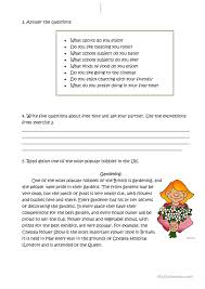 Leisure Activities English Esl Worksheets Teaching Jobs Leisure Activities Activities