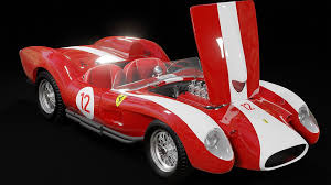 By steve ahlgrim on august 1, 2011 in ferrari august 2011 issue. 1957 Ferrari 250 Testa Rossa 3d Model Cgtrader
