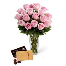 How about a chocolate bar that spells out happy birthday? Pink Roses And Godiva Chocolate At Send Flowers