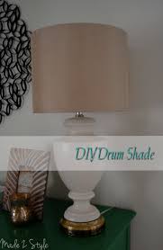 In today's diy lampshade tutorial, we are going to teach you how to make a simple drum shade using paper and adhesive styrene. Diy Drum Shade